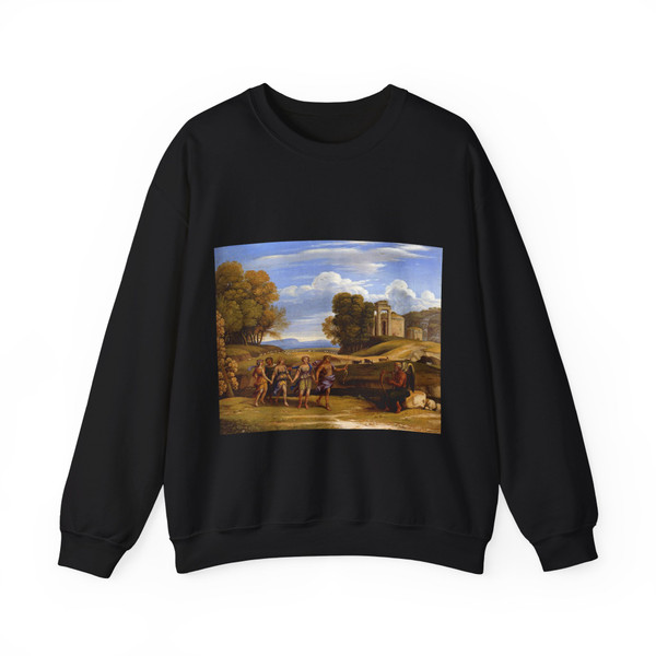 CLAUDE LORRAIN - The Dance of the Seasons (Artwork) Crewneck Sweatshirt