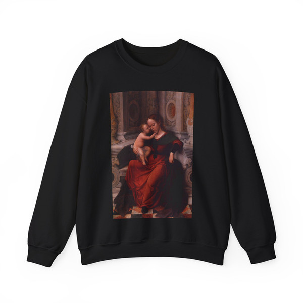 ISENBRANT, Adriaen - Virgin and Child2 (Artwork) Crewneck Sweatshirt