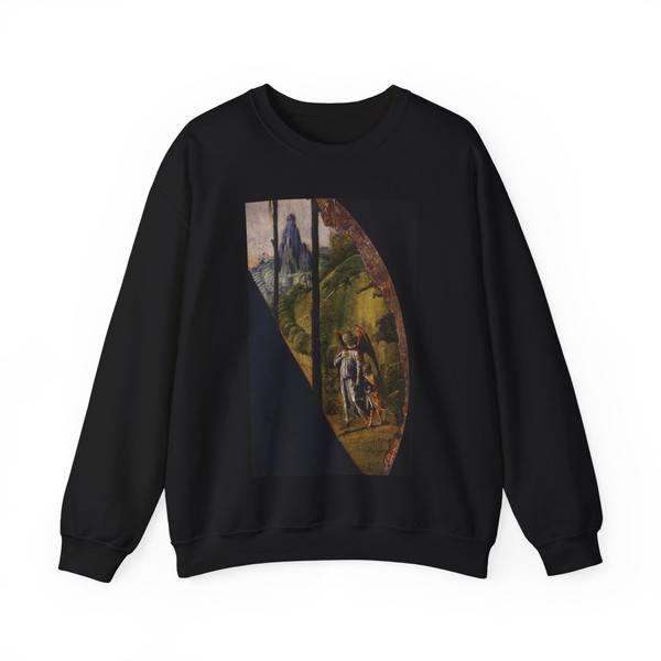 JACOPO del Sellaio - Virgin and Child (detail) (Artwork) Crewneck Sweatshirt