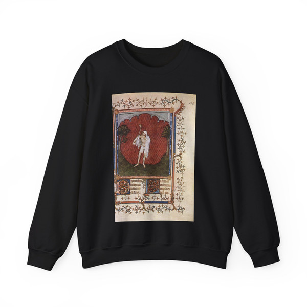 JACQUEMART de Hesdin - The Fool (Artwork) Crewneck Sweatshirt