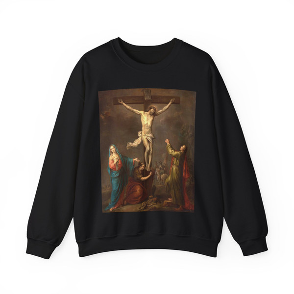 JANNECK, Franz Christoph - Crucifixion (Artwork) Crewneck Sweatshirt