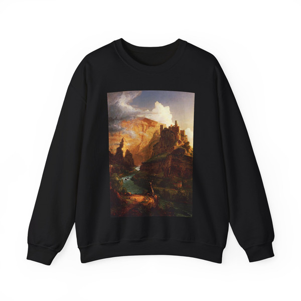 COLE, Thomas - Valley of the Vaucluse (Artwork) Crewneck Sweatshirt