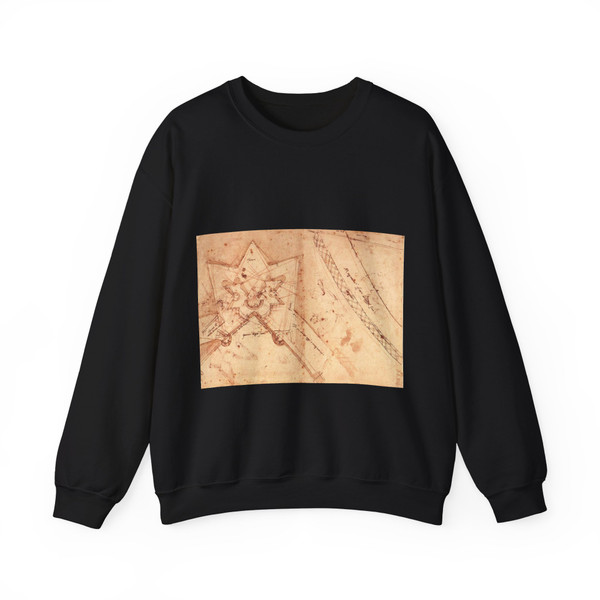 MICHELANGELO, Buonarroti -early- Study (Artwork) Crewneck Sweatshirt
