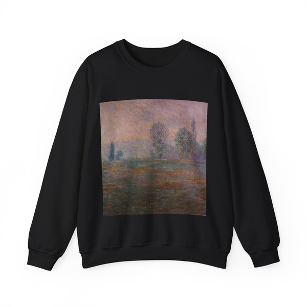 MONET, Claude - A MEADOW IN GIVERNY (Artwork) Crewneck Sweatshirt