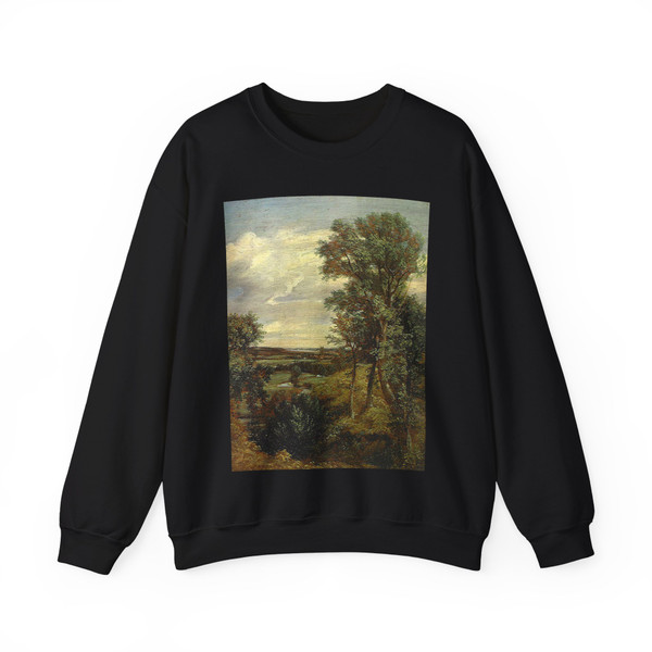 CONSTABLE, John - Dedham Vale (Artwork) Crewneck Sweatshirt