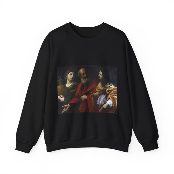 RENI, Guido - Lot and his Daughters leaving Sodom (Artwork) Crewneck Sweatshirt