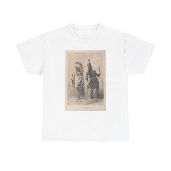 George Catlin - Wi-Jun-Jon, An Assinneboin Chief (1844) (Native Americans in Art) T-Shirt