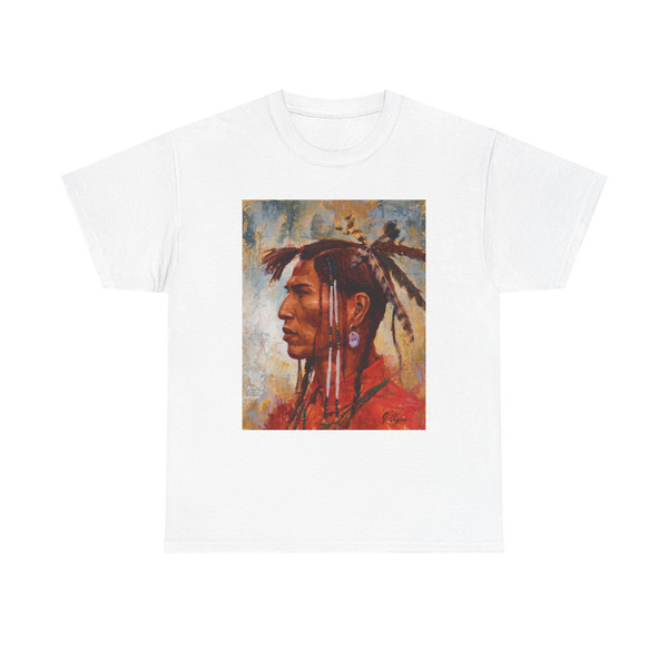 James Ayers, Feathers And Bone Pipes - Blackfoot (Native Americans in Art) T-Shirt