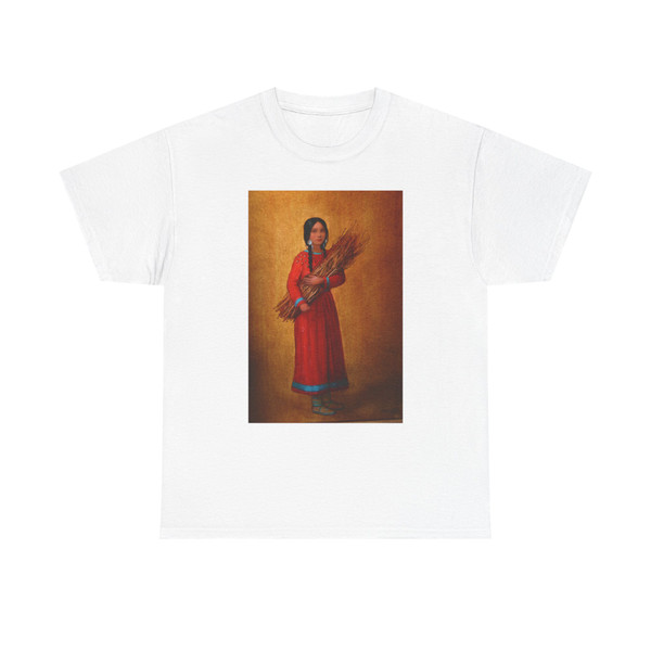 Jennifer Li - Indian Girl (Native Americans in Art) T-Shirt