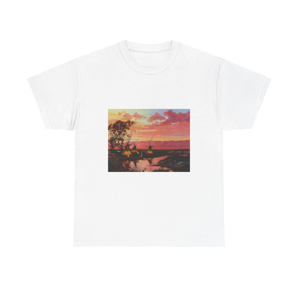 Jeremy Winborg - Evening Glow (Native Americans in Art) T-Shirt