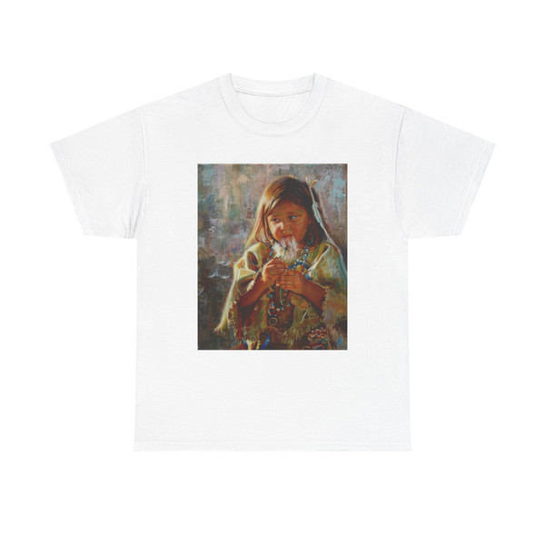 Jeremy Winborg - Little Flower, portrait (Native Americans in Art) T-Shirt