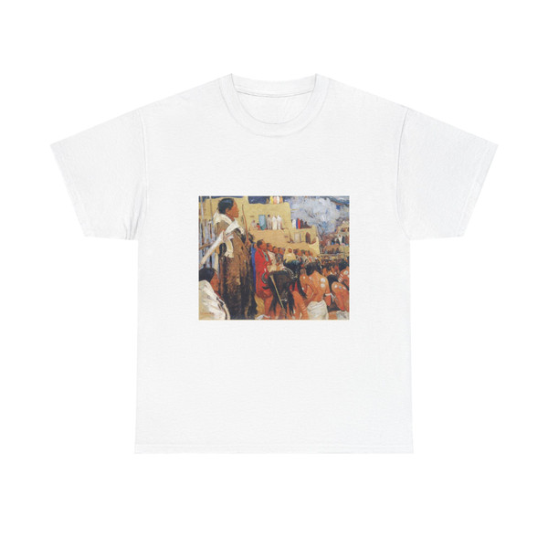 Laverne Nelson Black Buffalo Dance (Native Americans in Art) T-Shirt