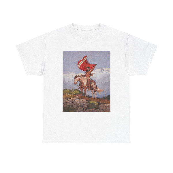 Kim Mackey-The Buffalo Signal (Native Americans in Art) T-Shirt
