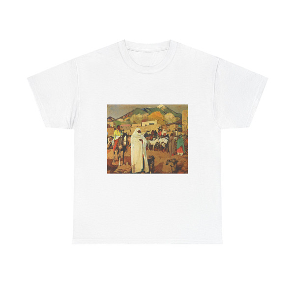Laverne Nelson Black Fiesta Time at Taos (Native Americans in Art) T-Shirt