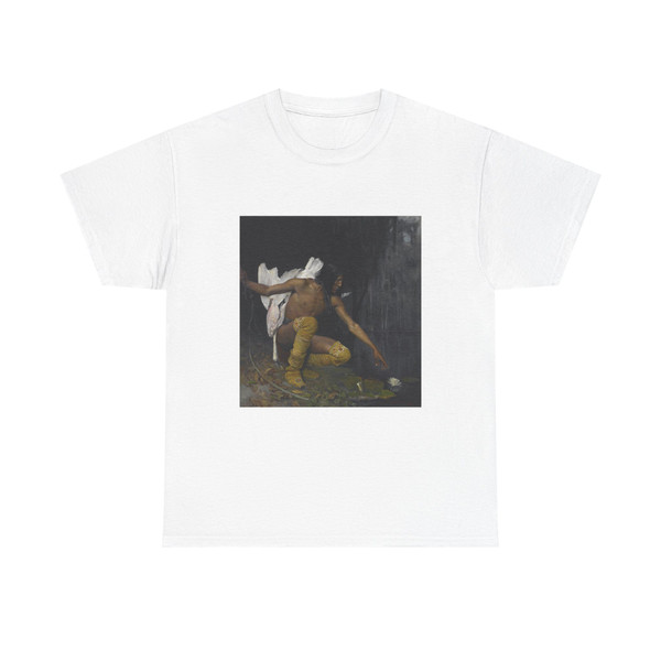 Brush, The Indian and the Lily (Native Americans in Art) T-Shirt