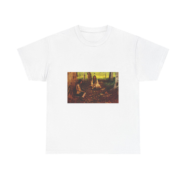 Gilbetr Gaul Smoking in the Calumet (Native Americans in Art) T-Shirt