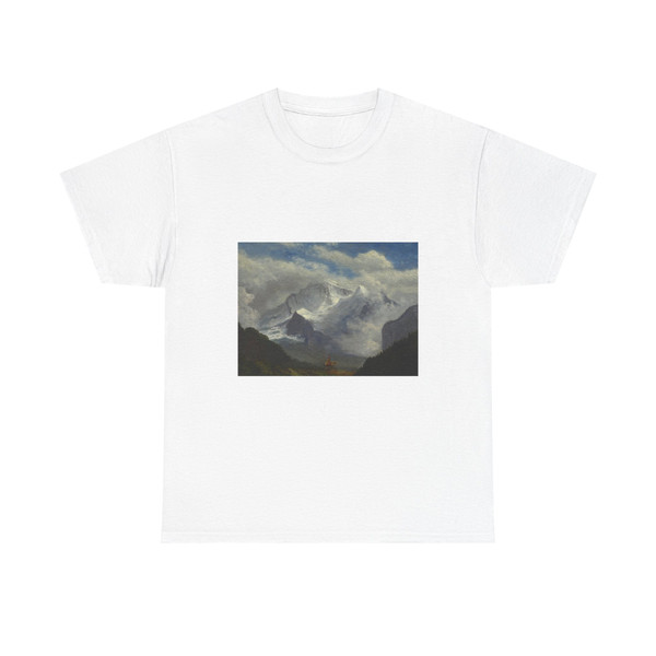 Albert Bierstadt - Above the Timberline (Native Americans in Art) T-Shirt
