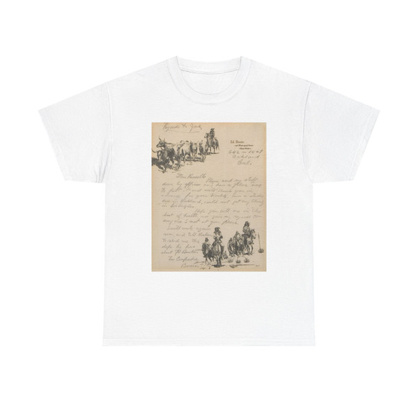 Borein-Letter to the Russells (Native Americans in Art) T-Shirt