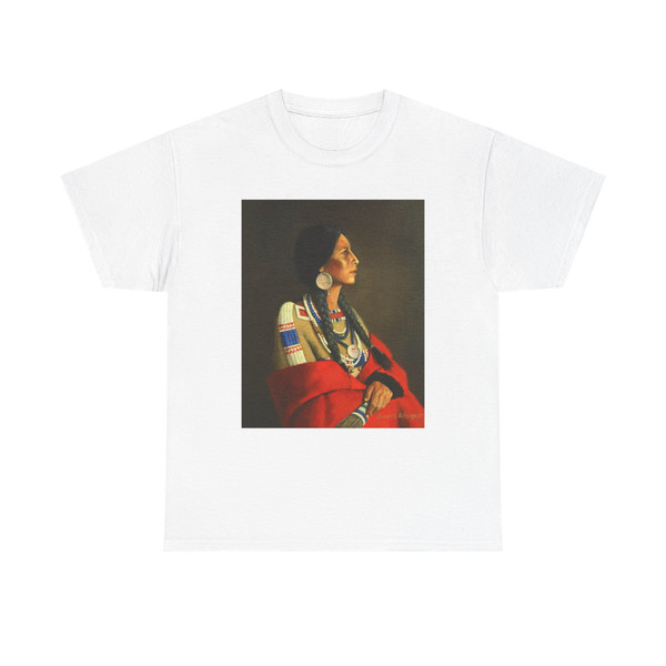 David Wright  - Wrapped In Red (Native Americans in Art) T-Shirt