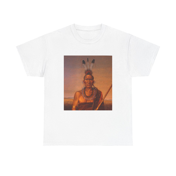 Antoine Tzapoff - Ioway avec parure (Native Americans in Art) T-Shirt