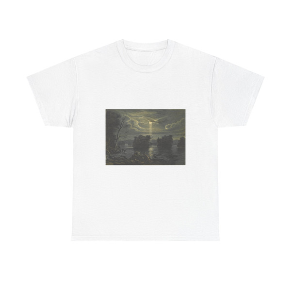 Henry Lewis - Hunting the deer by moonlight (Native Americans in Art) T-Shirt