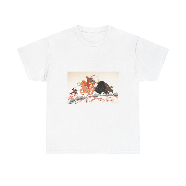 Houser, Allan C. Buffalo Hunt (Native Americans in Art) T-Shirt