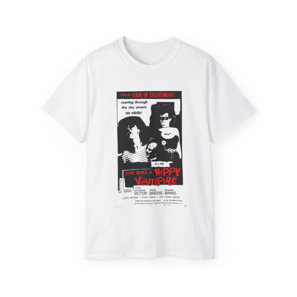 SHE WAS A HIPPY VAMPIRE (THE WILD WILD WORLD OF BATWOMAN) 1966 Movie Poster - T-Shirt