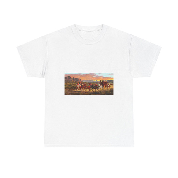 Ron Stewart - Stagecoach (Native Americans in Art) T-Shirt