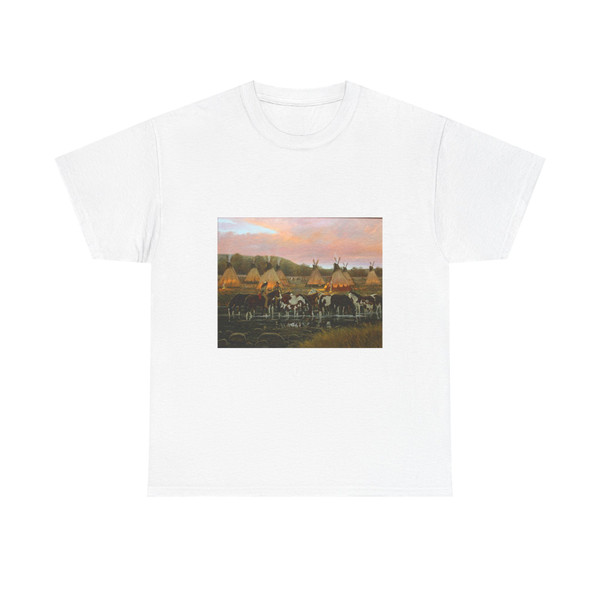 Ron Stewart - In The Morning Glow (Native Americans in Art) T-Shirt