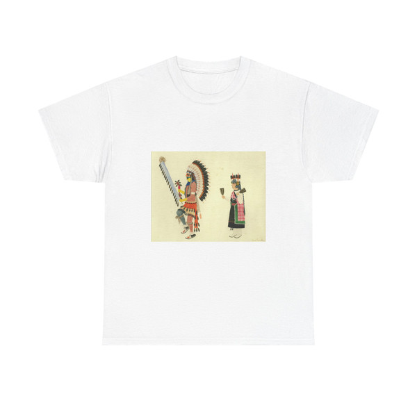 Roybal, Alfonso, (Awa Tsireh) - Comanche Dance (Native Americans in Art) T-Shirt