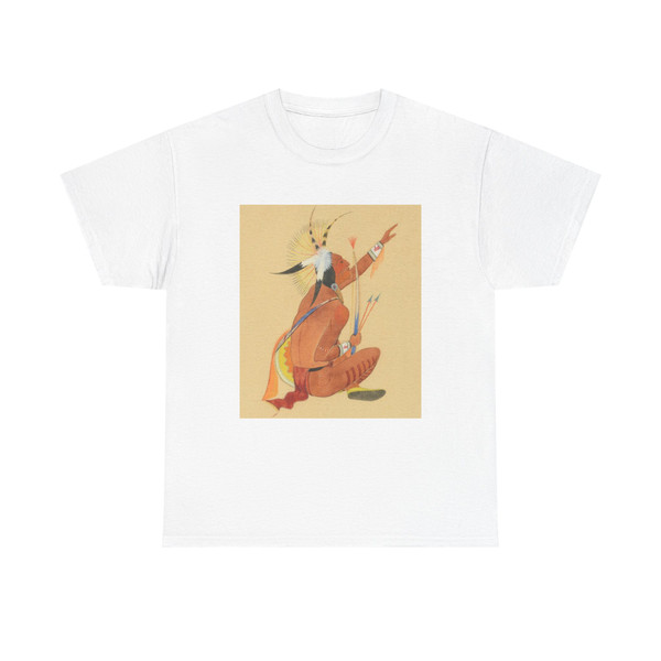 Stephen Mopope - Seated Warrior (Native Americans in Art) T-Shirt