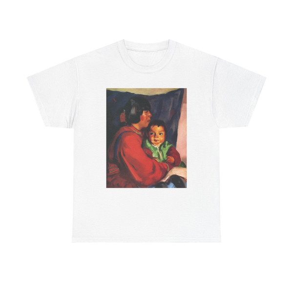 Robert Henri - Maria and Baby (Native Americans in Art) T-Shirt