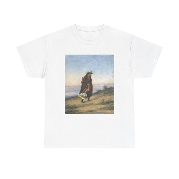 The basket seller (Native Americans in Art) T-Shirt