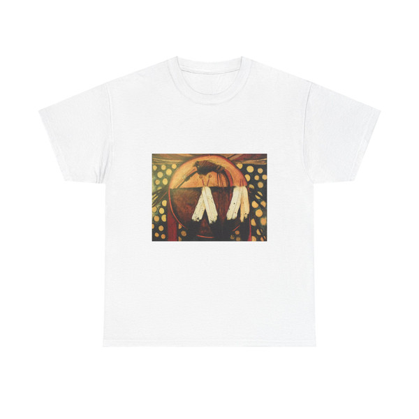 Red Star, Kevin - Crane War Shield (Native Americans in Art) T-Shirt