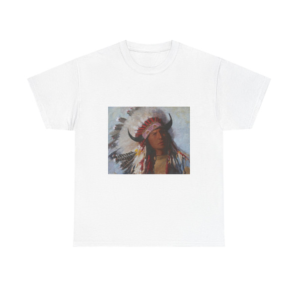 E. Robbins - Feathers in the Wind (Native Americans in Art) T-Shirt