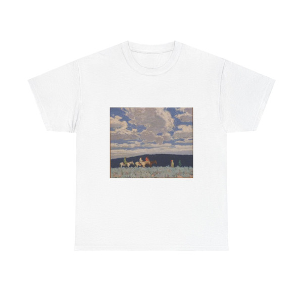 E. Martin Hennings - Indians in the Sage (Native Americans in Art) T-Shirt