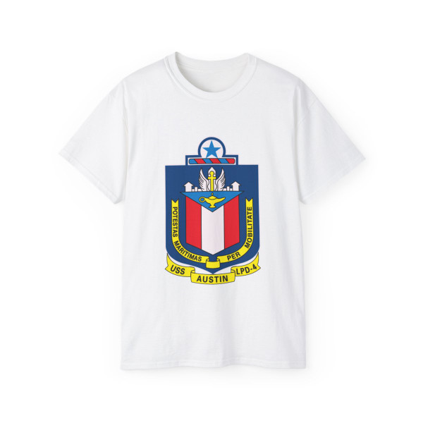 USS Austin LPD 4 Potestas Maritimas Per Mobilitate (U.S. Navy) T-Shirt