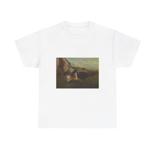 Charles Wimar - Buffalo Hunt (Native Americans in Art) T-Shirt