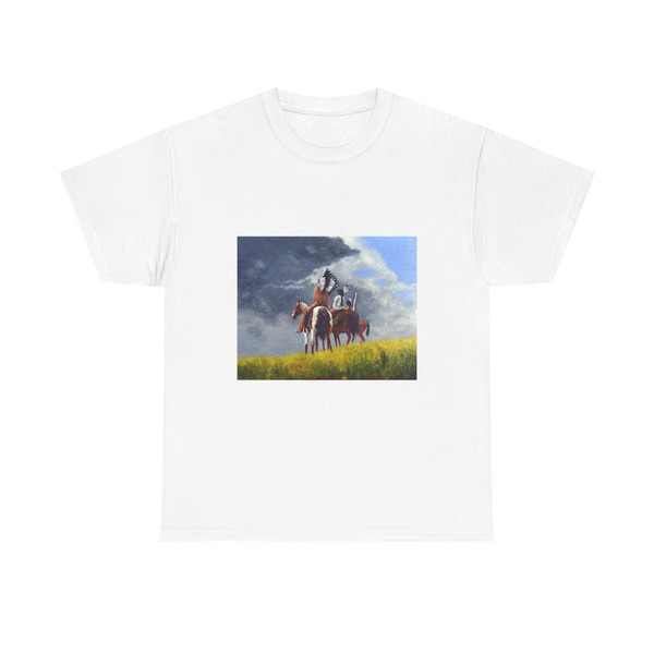 Frank Holloway - Storm Watch (Native Americans in Art) T-Shirt