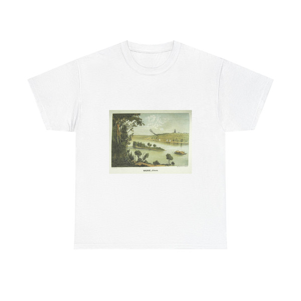 Henry Lewis - Nauvoe, Illinois (Native Americans in Art) T-Shirt