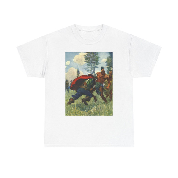 NC Wyeth Courtship 2 (Native Americans in Art) T-Shirt