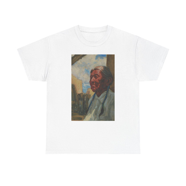 Ned Jacob Portrait of Native American Man, Possibly from Taos (Native Americans in Art) T-Shirt