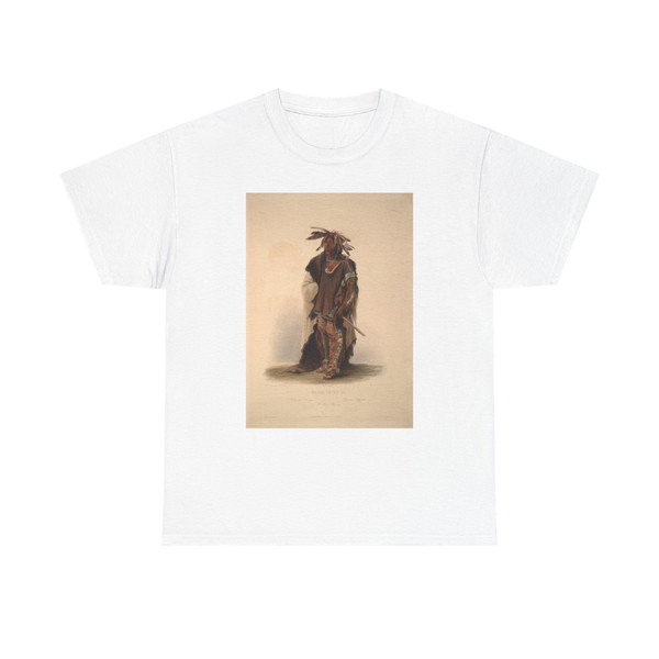 Karl Bodmer - A Sioux warrior (Native Americans in Art) T-Shirt