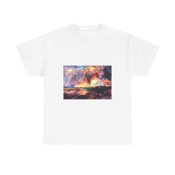 Thomas Moran - Cliffs-Of-The-Upper-Colorado-River (Native Americans in Art) T-Shirt