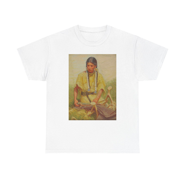 Tom Saubert - Saddle Repair (Native Americans in Art) T-Shirt