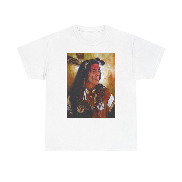 Vicki Catapano Hidatsa Warrior (Native Americans in Art) T-Shirt