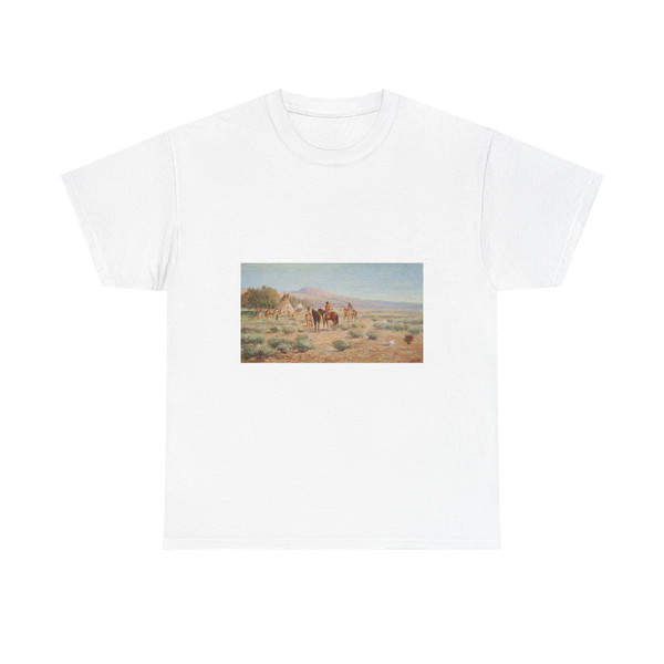 Victor Casenelli Indian Encampment (Native Americans in Art) T-Shirt
