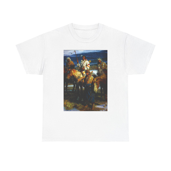 Tom Lovell, Lastscannk8 (Native Americans in Art) T-Shirt