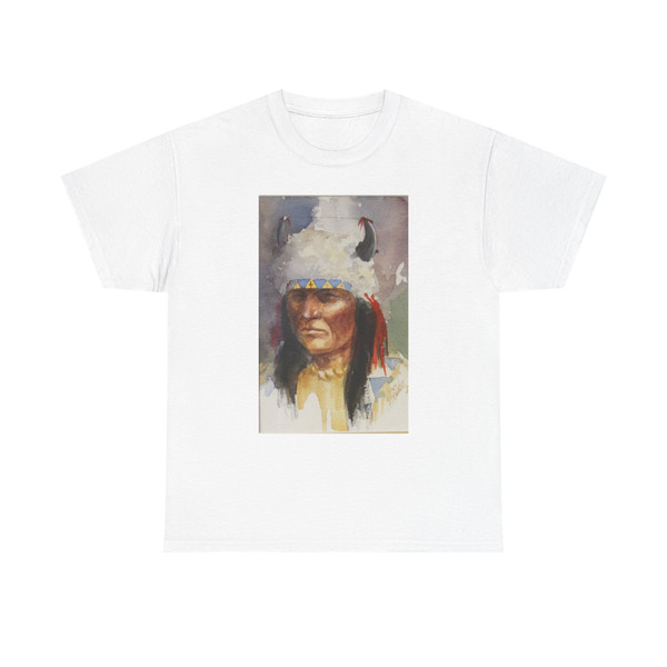 Ron Stewart - Three Indians and a Mountain Man (Native Americans in Art) T-Shirt