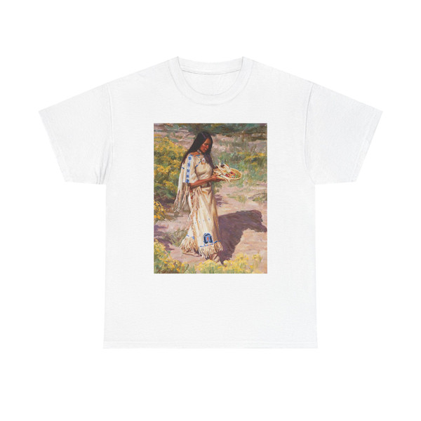 Mike Desatnick, Maiden with Spices and Herbs (Native Americans in Art) T-Shirt